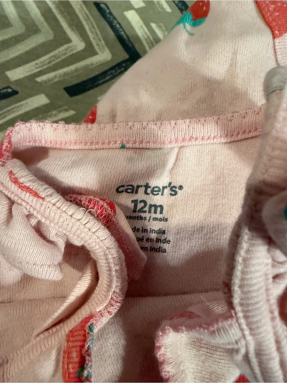 Bundle of 6 onesie/romper outfits - 12 Months